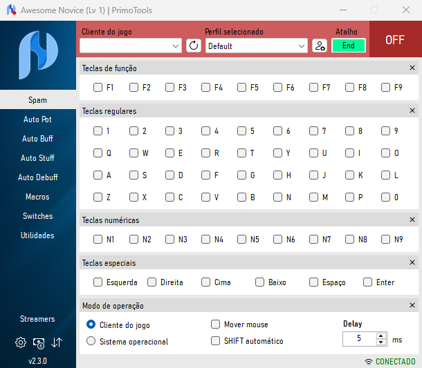 Auto-Buffs em ação